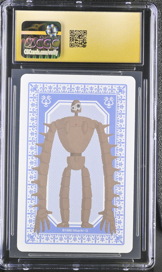 CGC 10 Pristine Castle In the Sky #J Playing Card Ghibli Playing Card C34