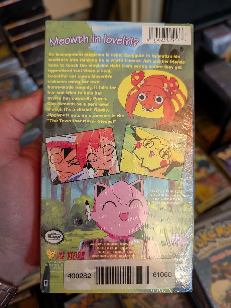 VHS Pokemon Pioneer Jigglypuff Pop Sealed