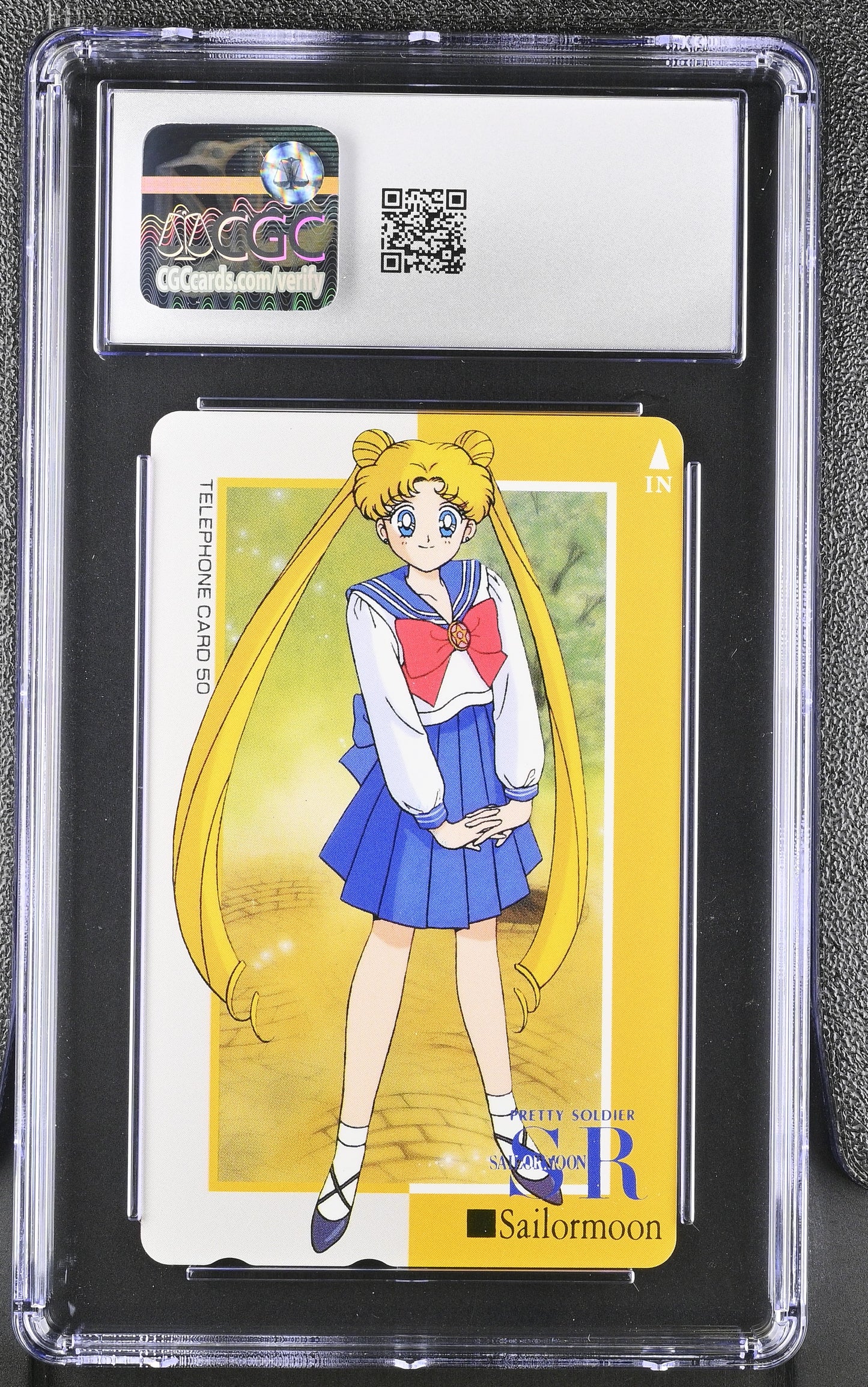 CGC GEM MINT 10 Usagi # 1995 NTT Phone Card Sailor Moon CCG C05