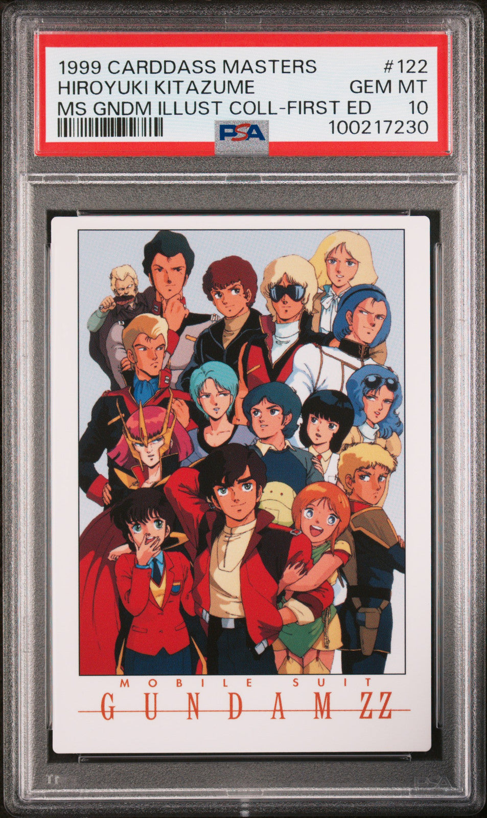 PSA 10 1999 Carddass Masters Gundam Illustration Collection 122