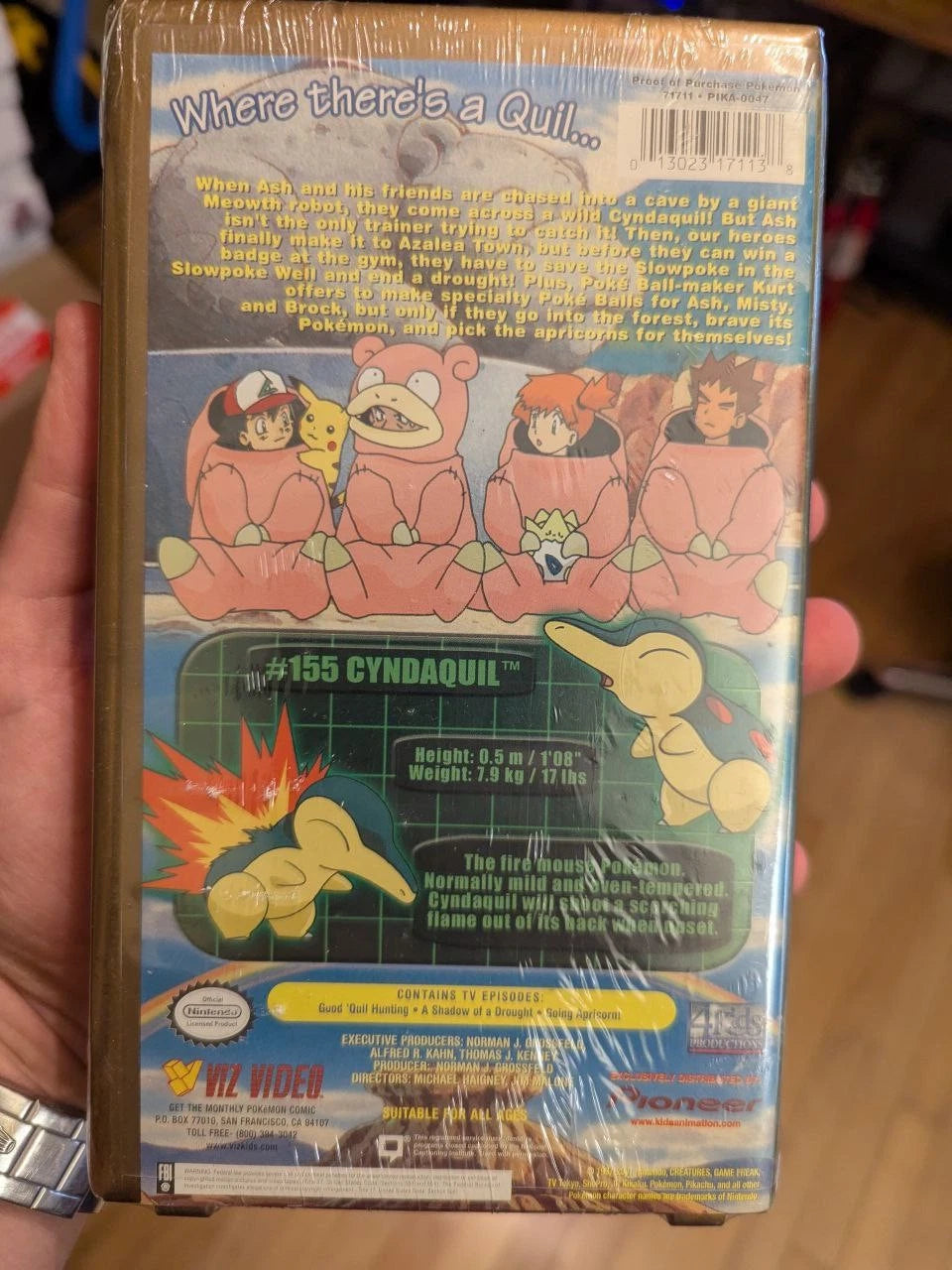 Pokemon VHS Sealed Azalea Adventures Potential Lenticular Card Promo