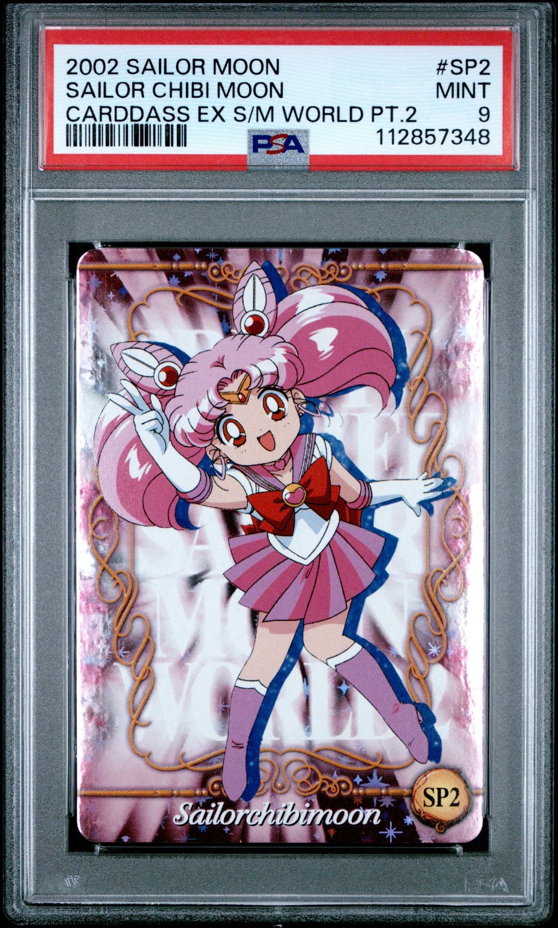 PSA 9 Chibi #SP2 EX Sailor Moon World Part 2 Carddass Foil C48