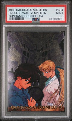 PSA 9 1998 Carddass Masters Gundam 4 Sp4 Endless Waltz Foil Pop 1 None Higher