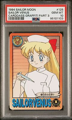 PSA 10 - 1994 Sailor Moon Carddass Graffiti Part 3 125 Sailor Venus