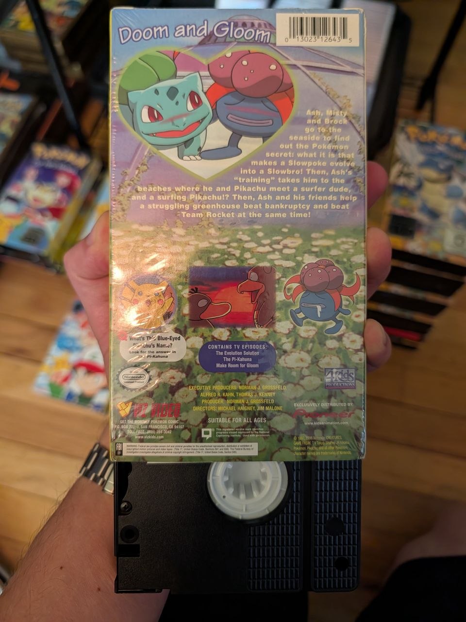 VHS Pokemon Pioneer Hang Ten, Pikachu Used - Very Good