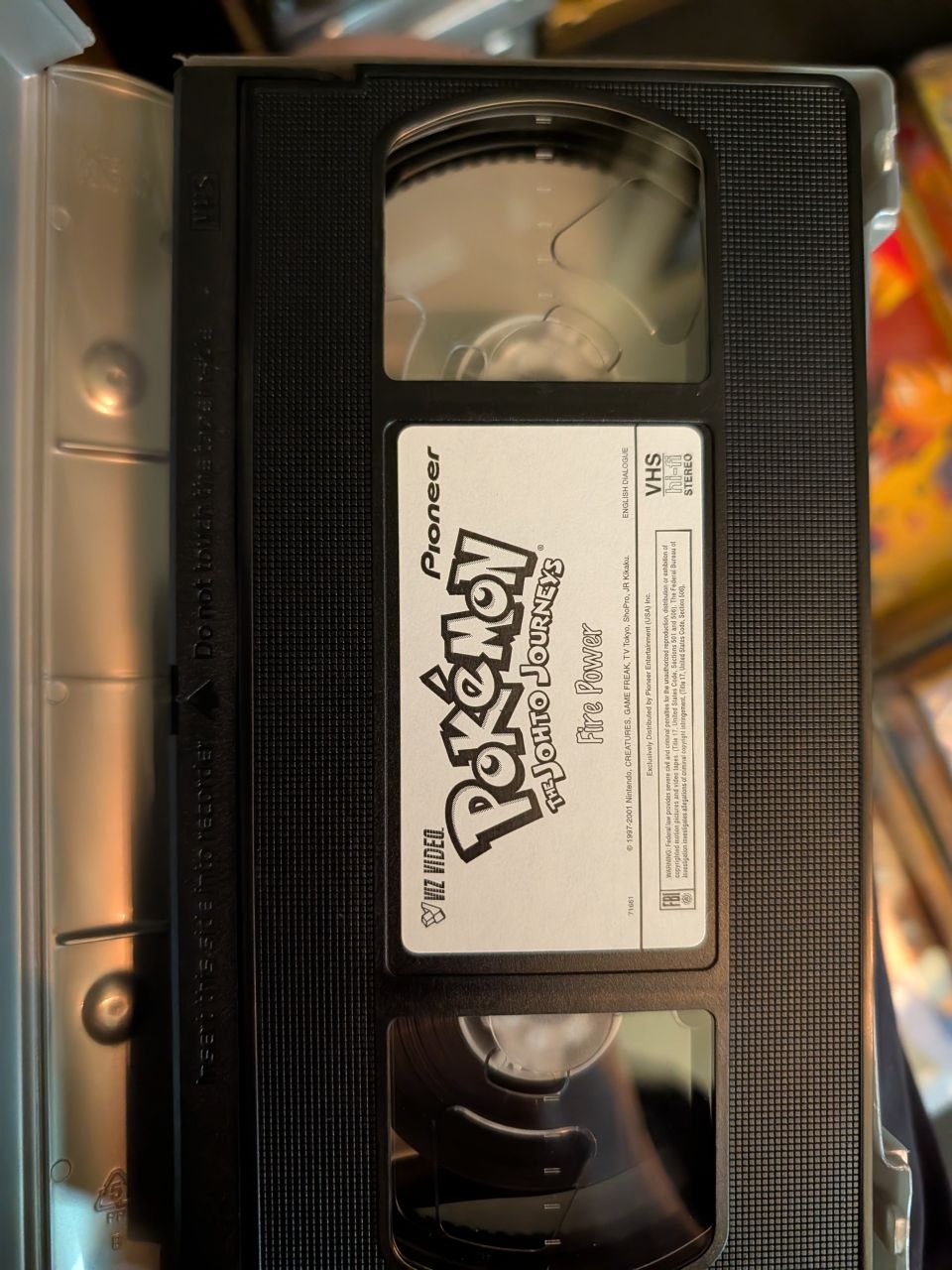VHS Pokemon Pioneer Fire Power Used - Very Good