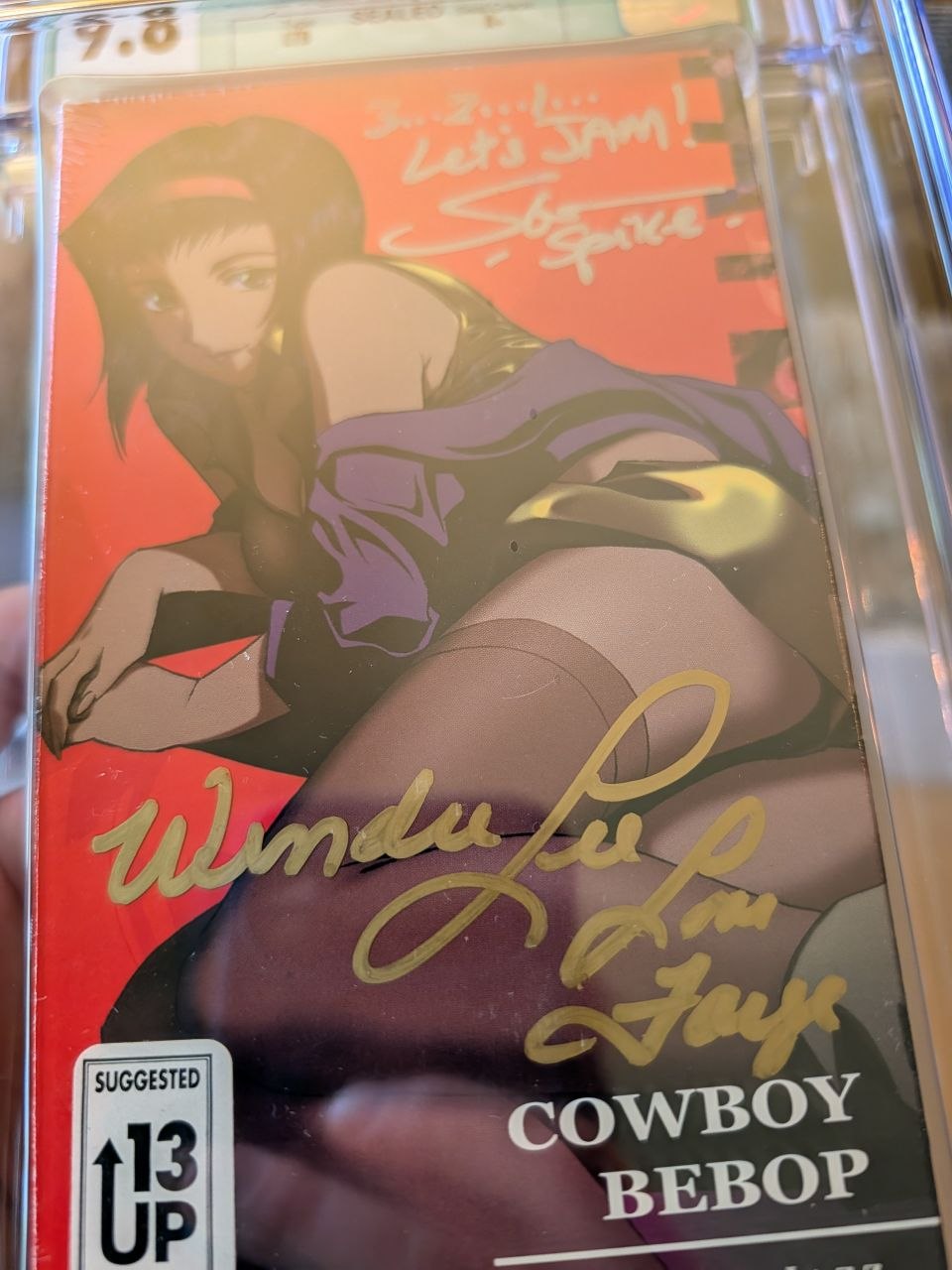 Sealed VHS 9.8 A+ Cowboy Bebop Signed Auto Anime Bandai Jupiter Jazz CGC Graded