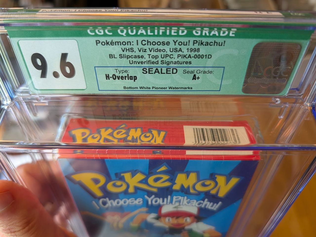 Sealed VHS 9.2 B+ Signed Auto Pokemon Pioneer Po-ke Corral! CGC Graded