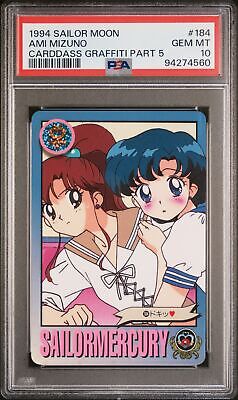 PSA 10 - 1994 Sailor Moon Carddass Graffiti Part 5 184 Ami Mizuno