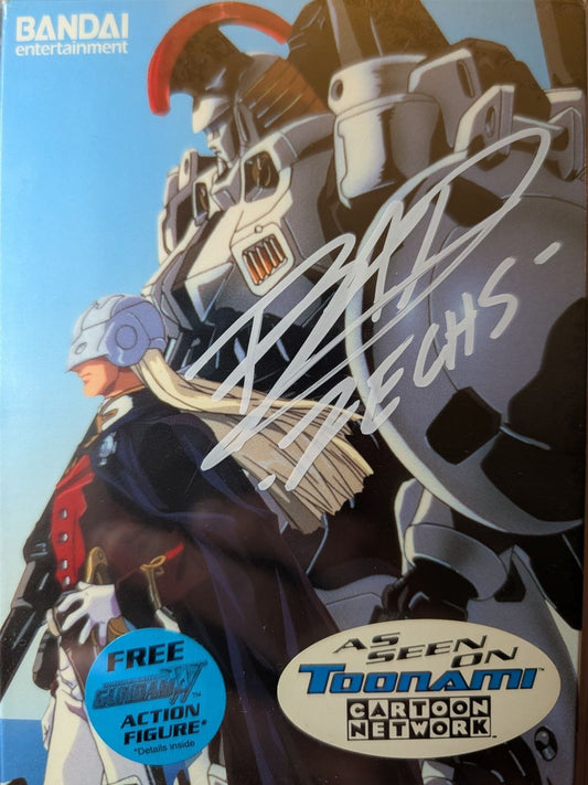 Sealed VHS 9.6 A+ Signed Auto Gundam Gundam Wing Bandai CGC Graded