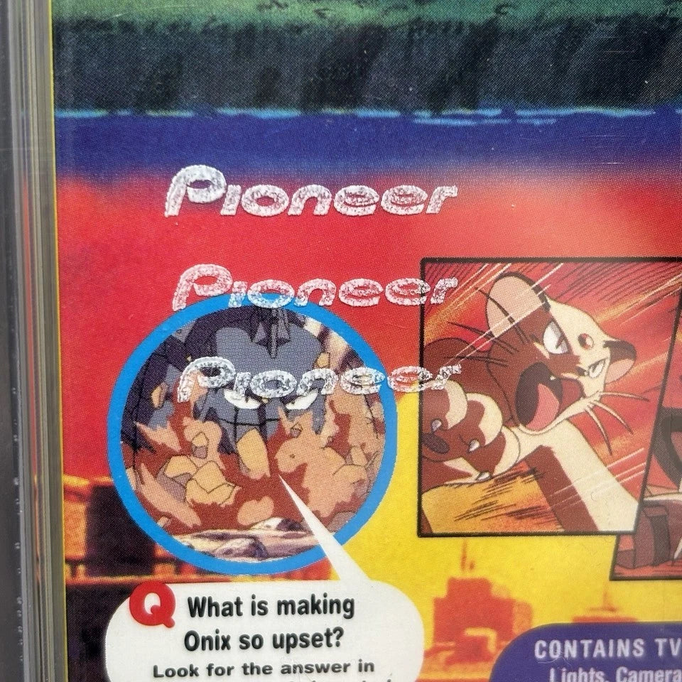 Pokémon Show Time Factory Sealed (VHS, 1998) Vol. 23 CGC 9.4 A+ Tape Motion Card