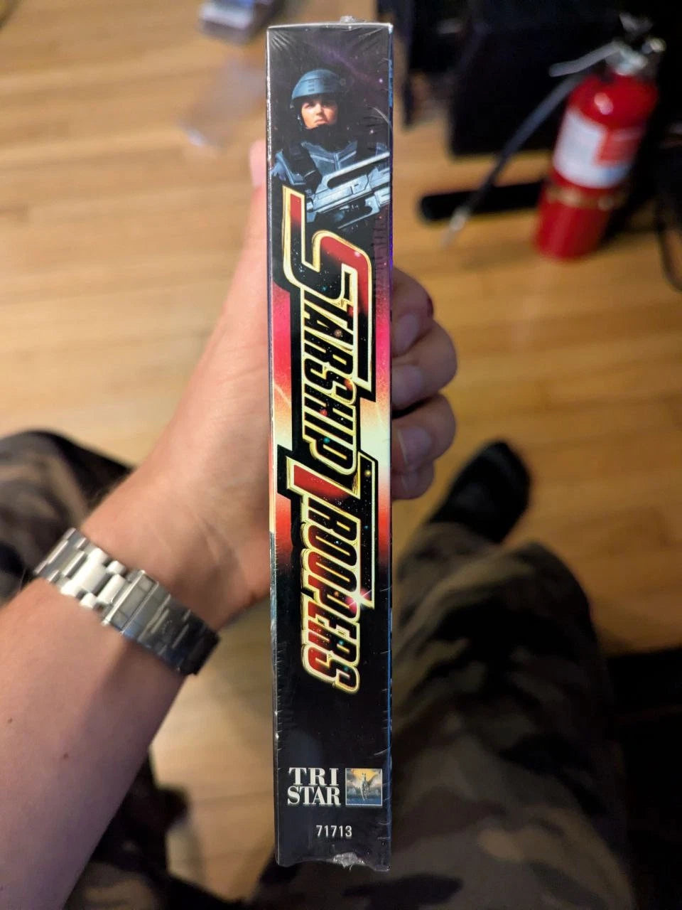 Starship Troopers Denise Richads & Cast SEALED VHS Tape Signed Autographed Mint