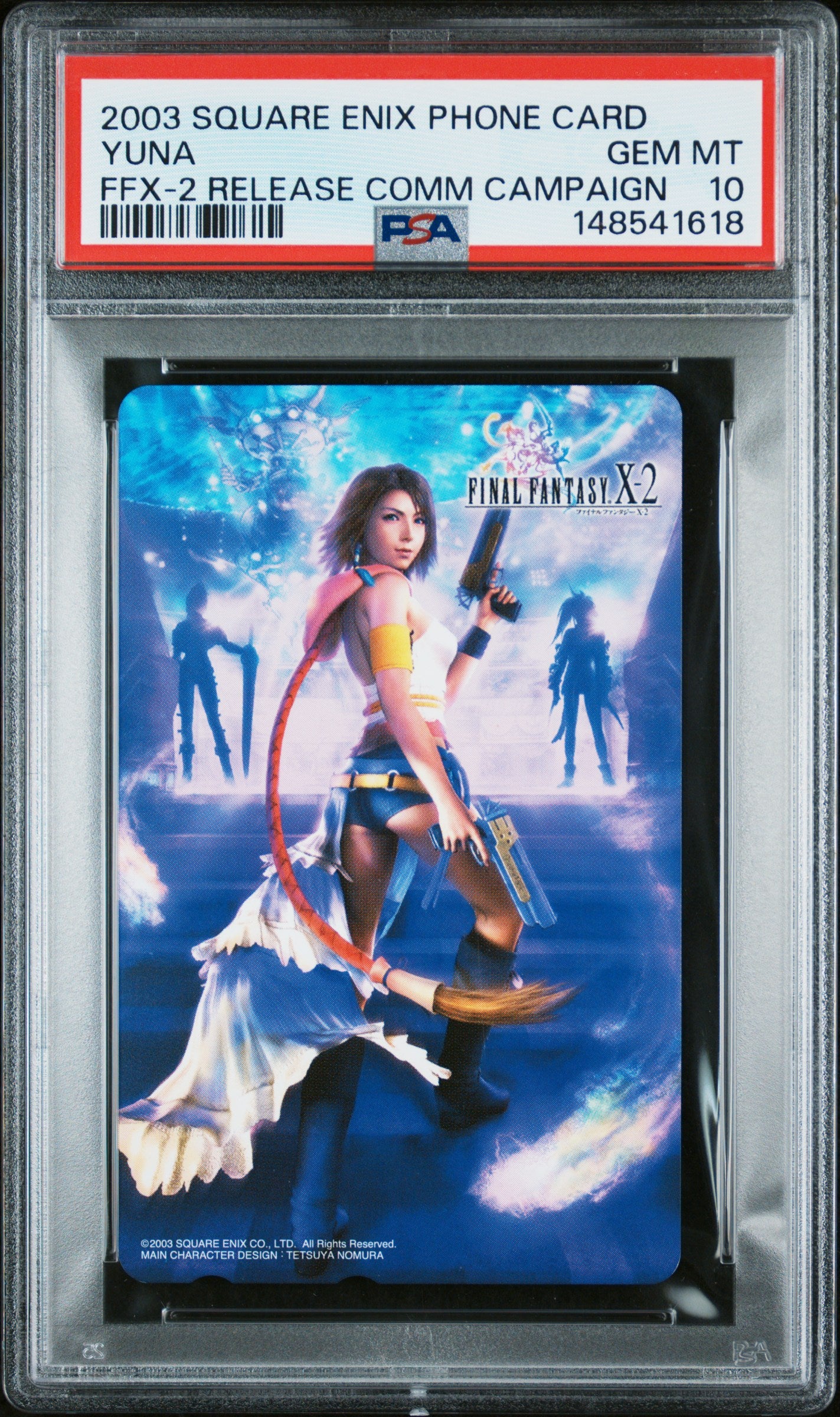 PSA 10 Yuna # POP 4 Video Games NTT 2003 Square Final Fantasy X-2 C18