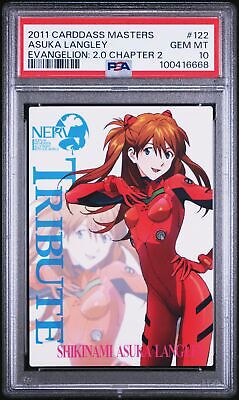 PSA 10 2011 Carddass Masters Evangelion: 2.0 122 Asuka Langley | Pop 1