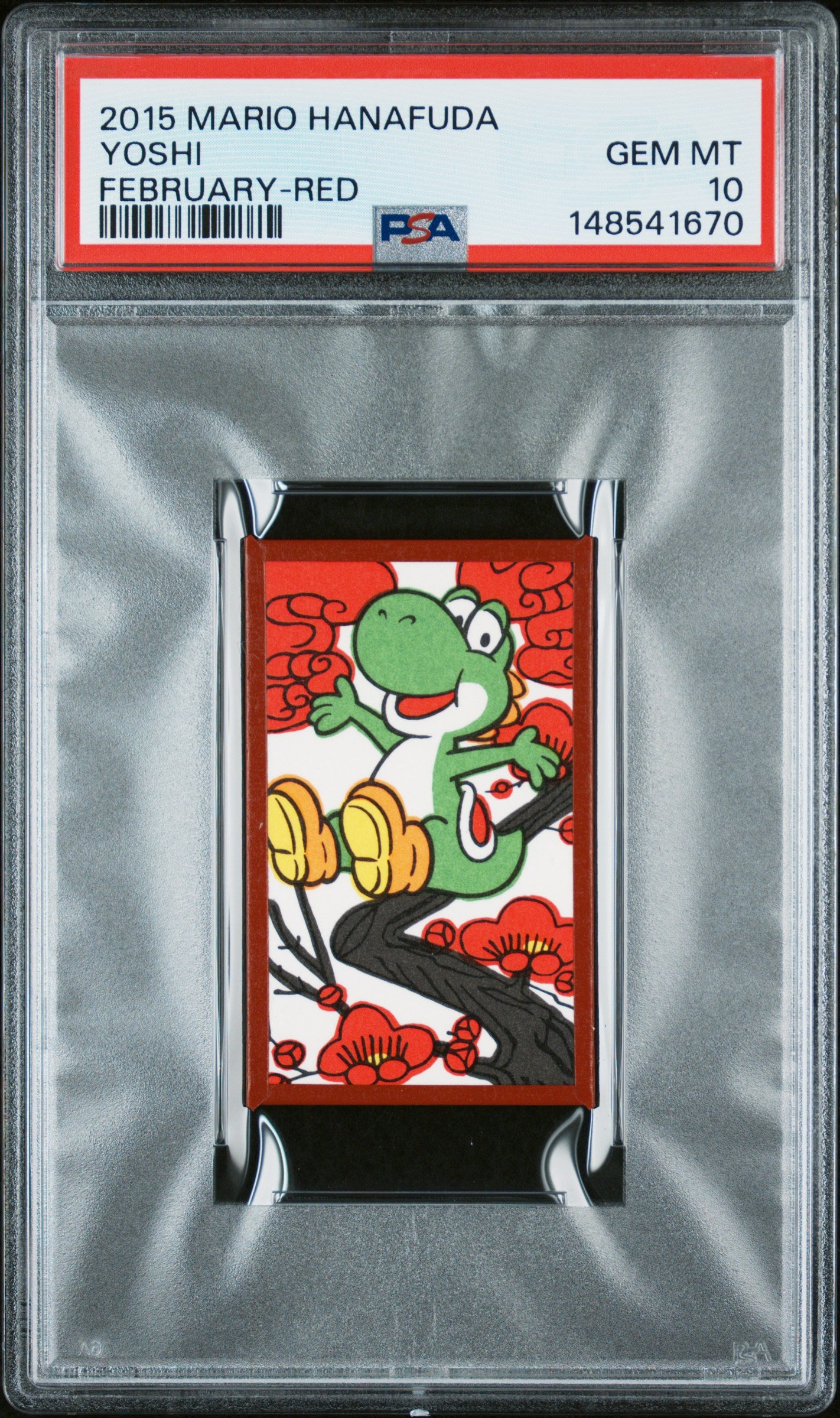 PSA 10 Yoshi # Mario Hanafuda 2015 C70
