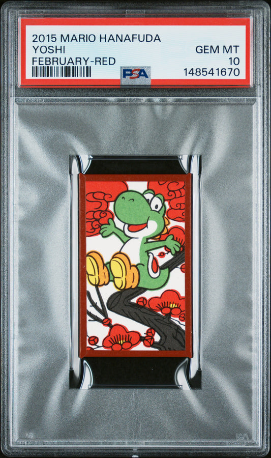 PSA 10 Yoshi # Mario Hanafuda 2015 C70