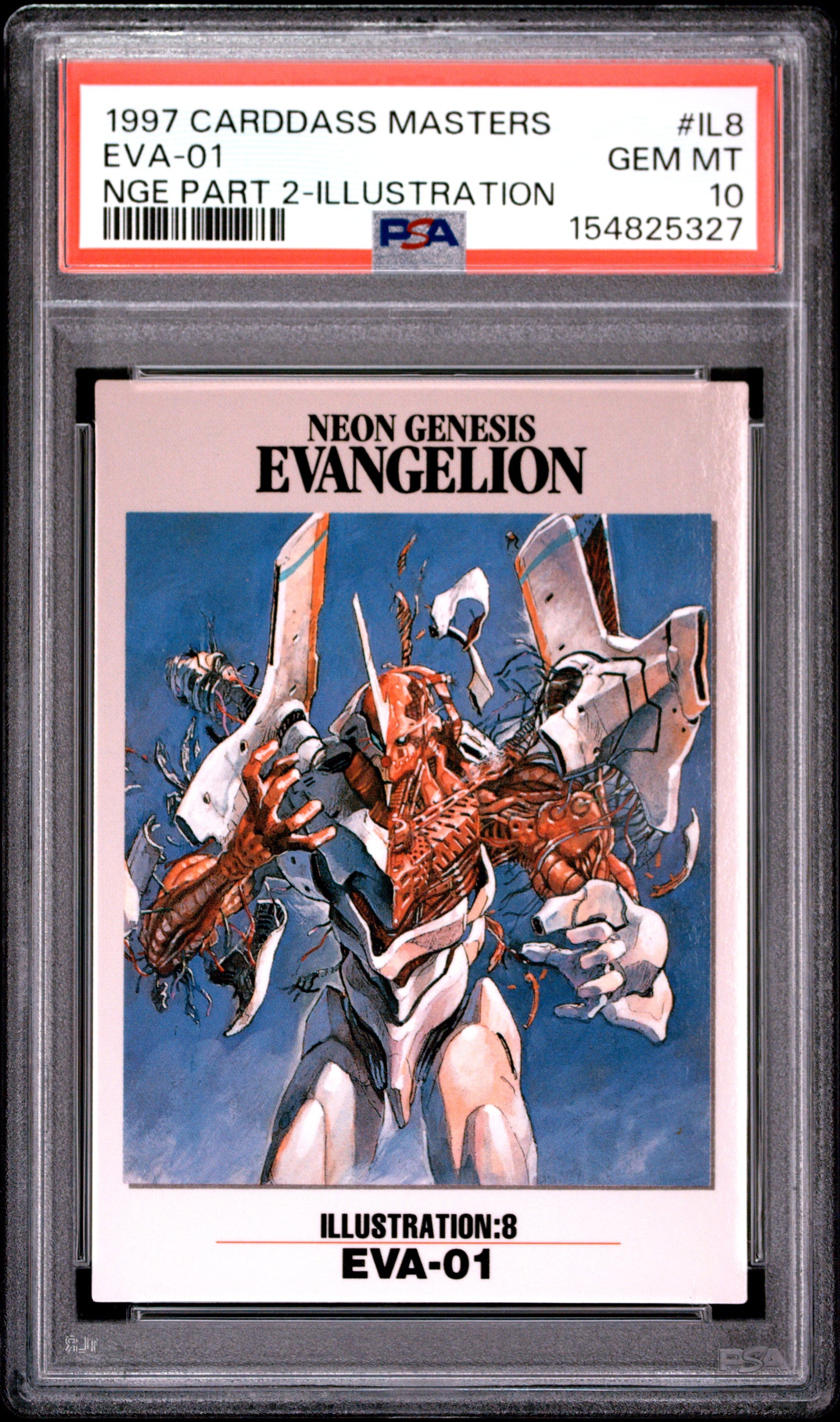 PSA 10 EVA #Il8 POP 1 Evangelion Carddass 1997 Masters Part 2 C27
