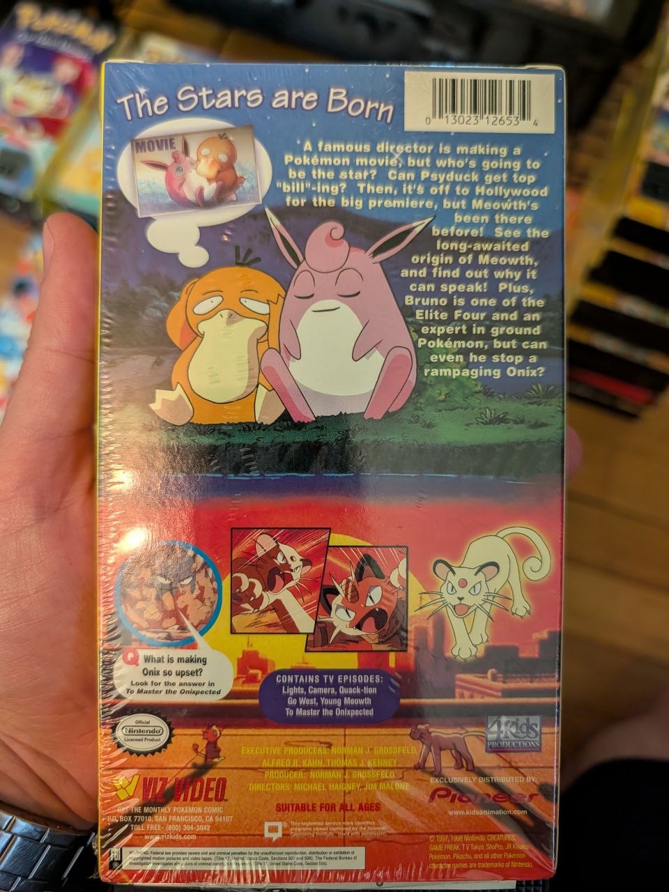 VHS Pokemon Pioneer Show Time Used - Very Good