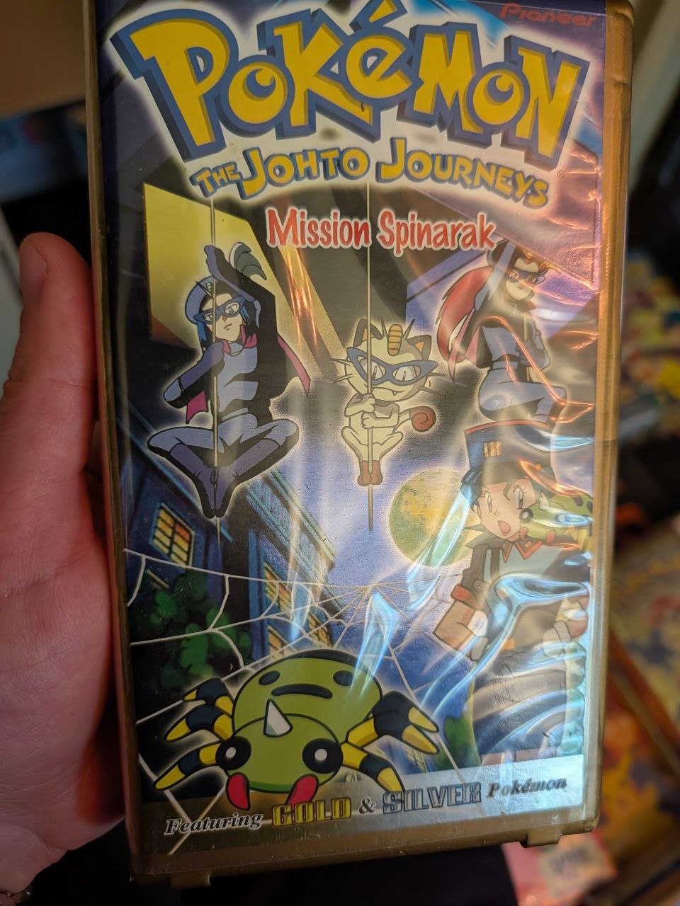 VHS Pokemon Pioneer Mission Spinarak Used - Very Good