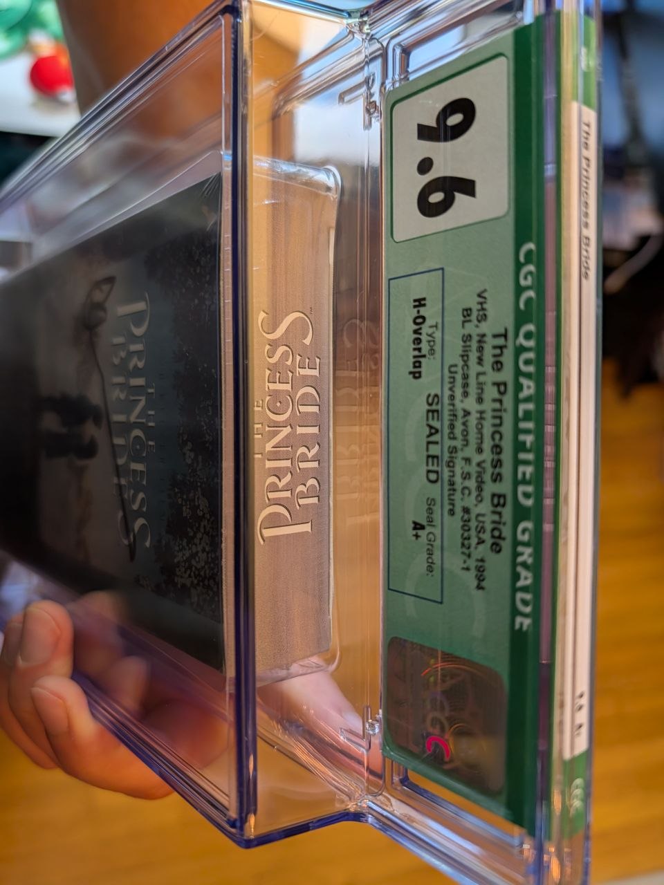 Sealed VHS 9.6 A+ Signed Auto Princess Bride New Line CGC Graded