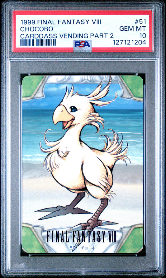 PSA 10 Chocobo #51 Video Games 1999 Final Fantasy VII 8 Cardass C04