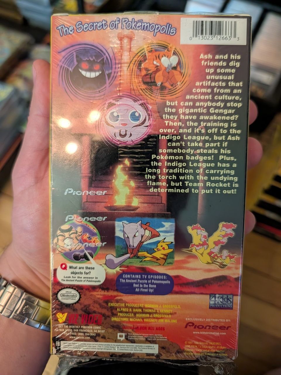 VHS Pokemon Pioneer Into The Arena Used - Very Good