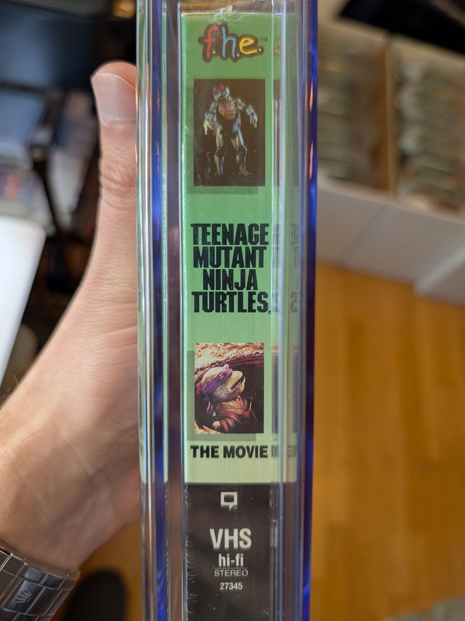 Sealed VHS 9.4 A+ Signed Auto TMNT Ninja Turtles fhe CGC Graded