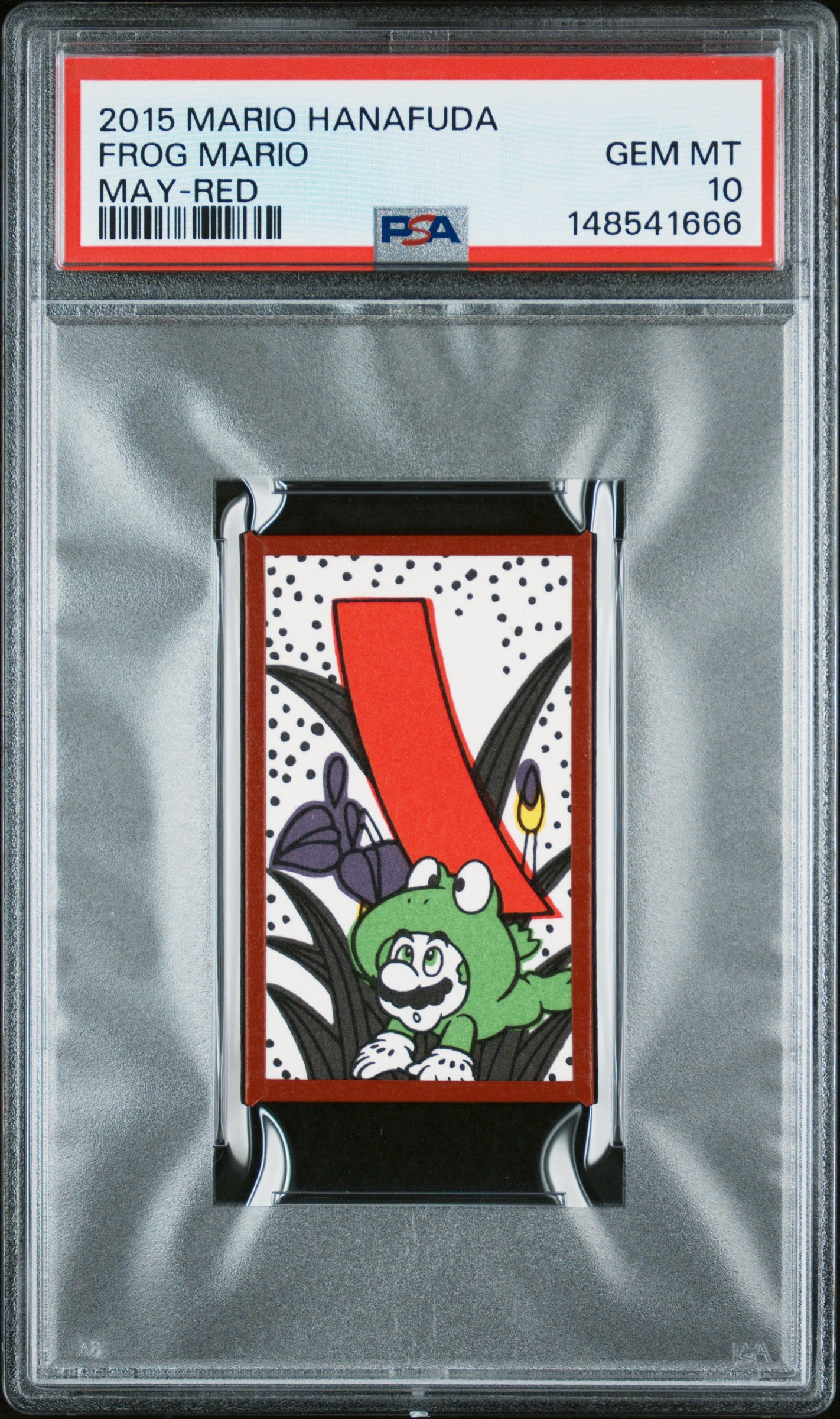 PSA 10 Frog Mario # Mario Hanafuda 2015 C66