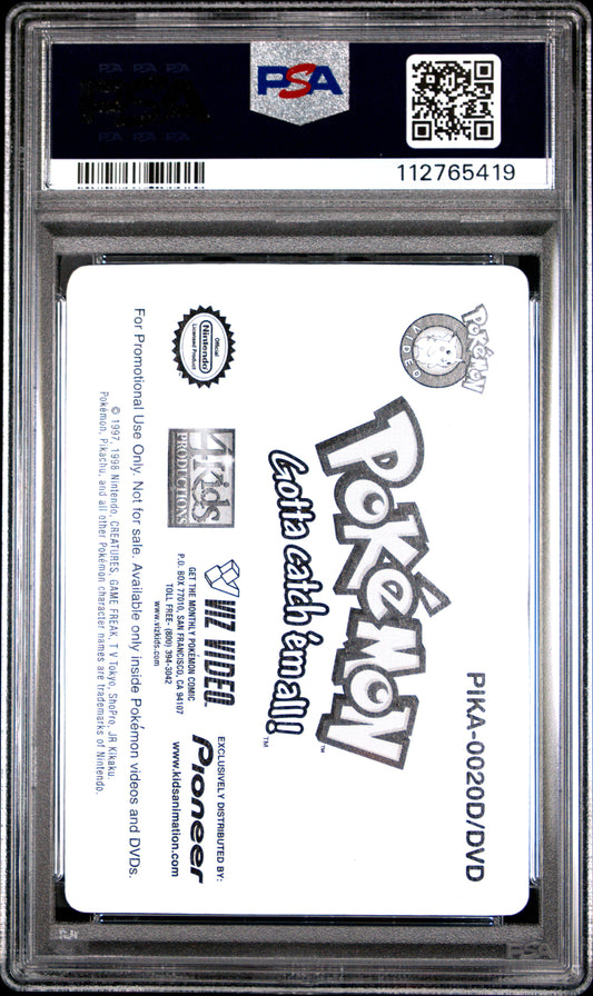 PSA 10 Pop 5 THE FINAL BADGE #20 Pokémon TCG VHS Promo Pioneer Lenticular C19