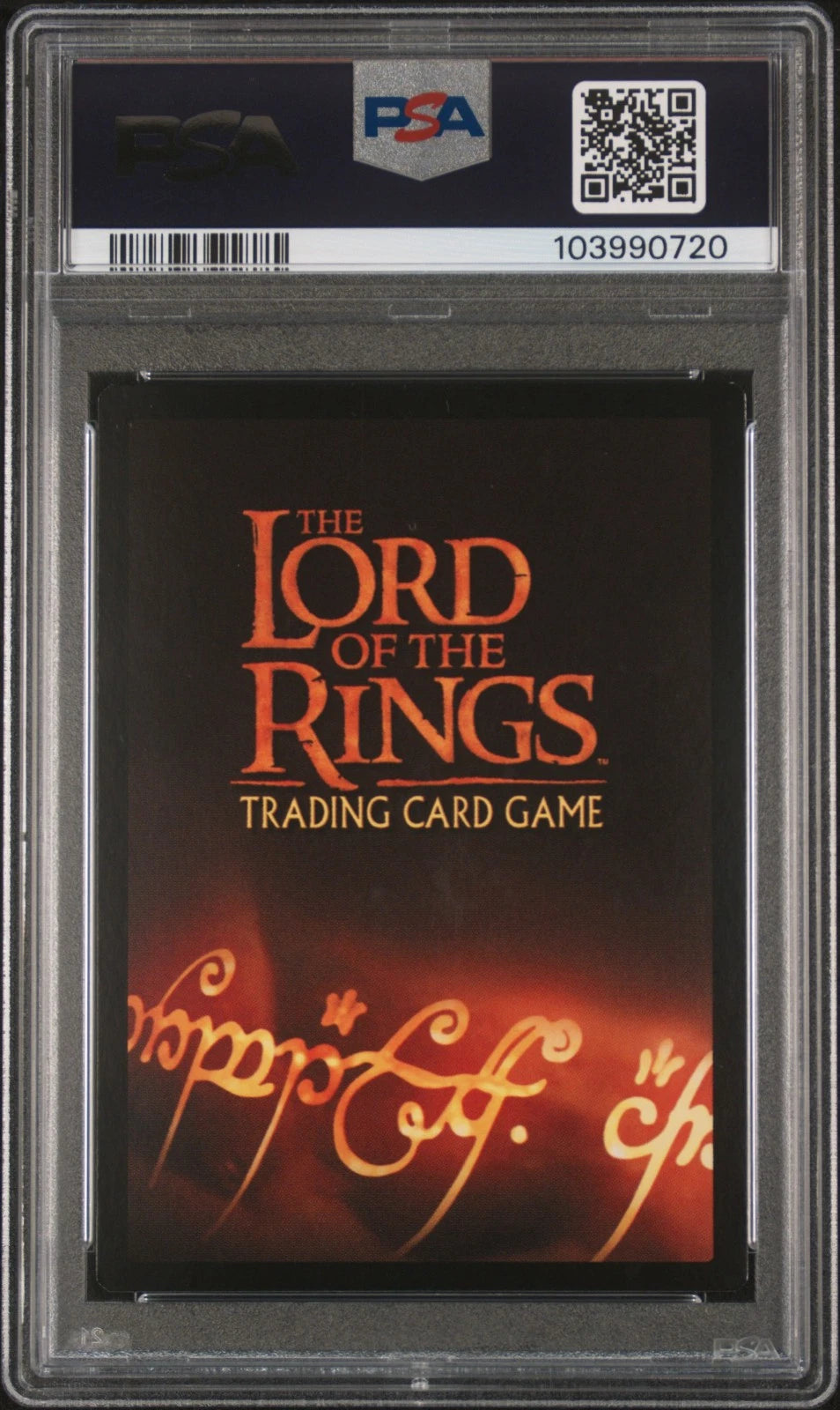 Sala Baker Sauron 9R+48 FOIL SIGNED PSA Autograph Lord of the Rings TCG LOTR