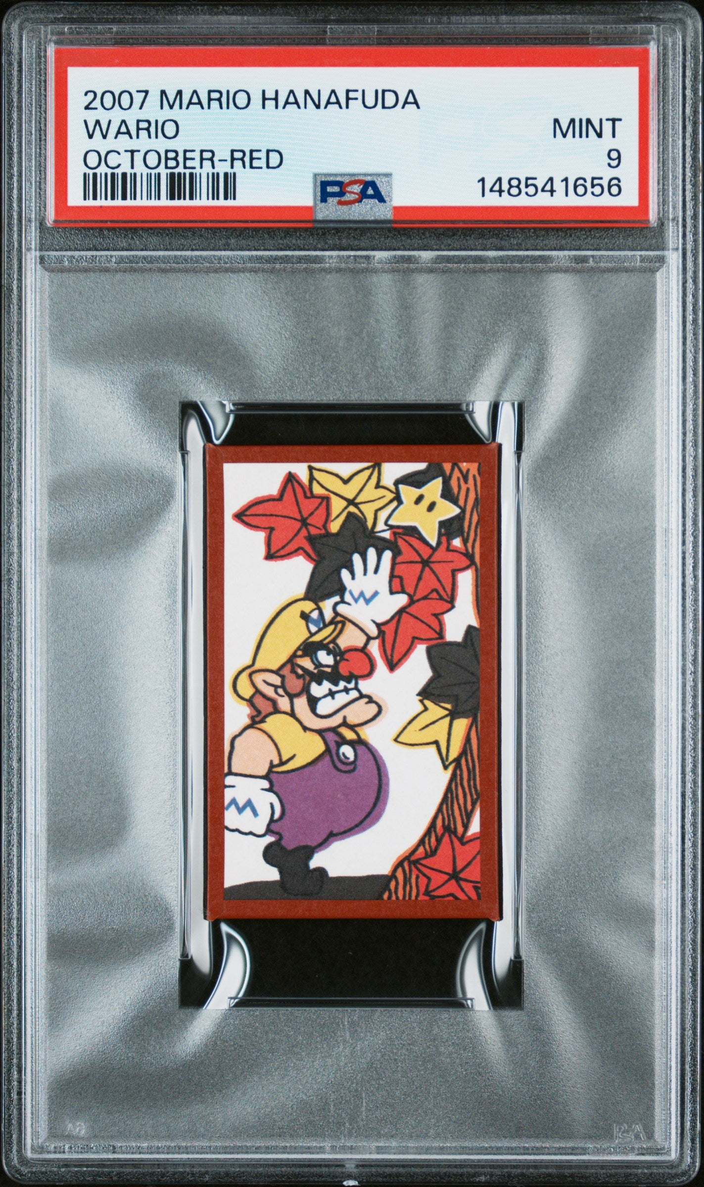 PSA 9 Wario # POP 2 Mario Hanafuda 2007 C56