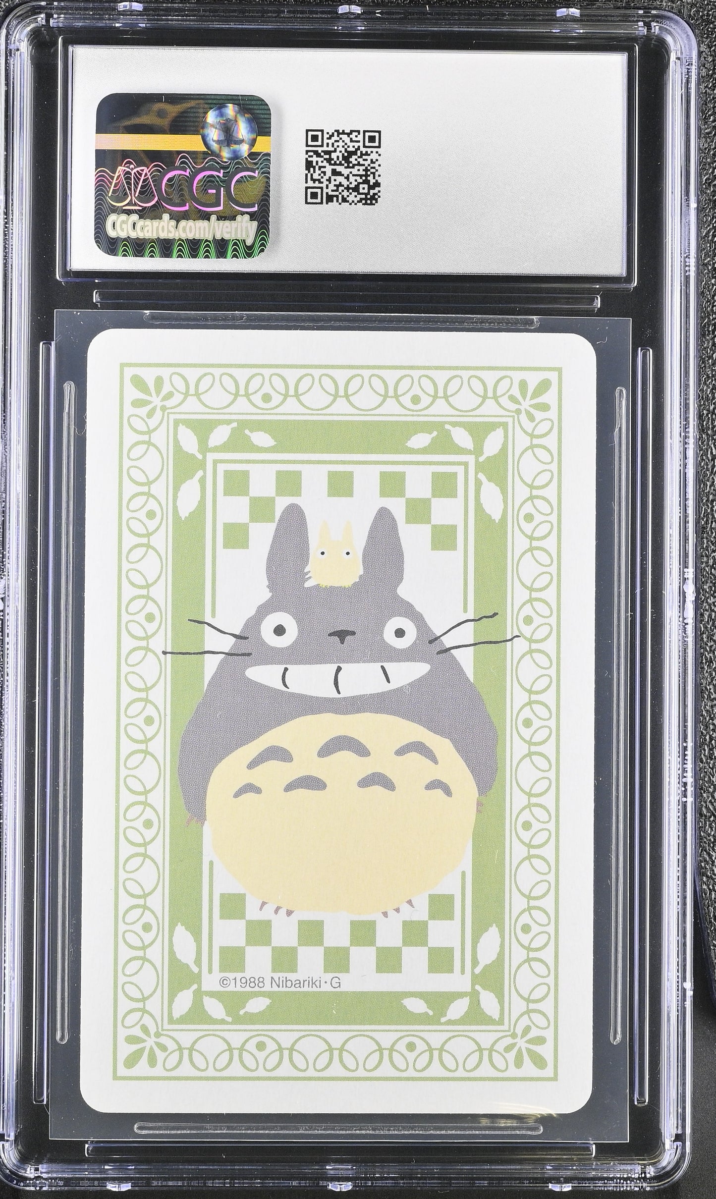 CGC 8 Totoro #J Playing Card Ghibli Playing Card C27