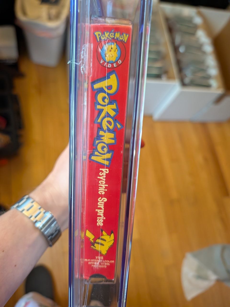 Sealed VHS 9.4 A+ Signed Auto Pokemon Pioneer Psychic Surprise CGC Graded