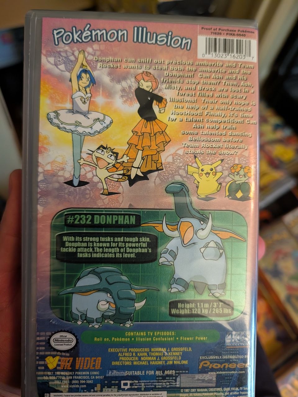 VHS Pokemon Pioneer Midnight Guardian Used - Very Good