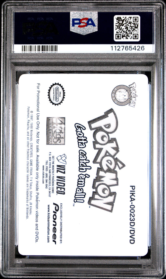 PSA 8 SHOW TIME! #23 Pokémon TCG VHS Promo Pioneer Lenticular C26