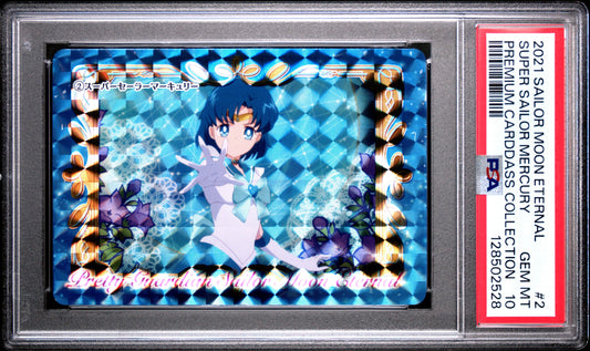 PSA 10 Pop 1 Merucry #2 Sailor Moon Eternal Graffiti Carddass Prism C28