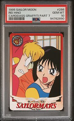 PSA 10 1995 Sailor Moon Carddass Graffiti Part 7 286 Rei Hino
