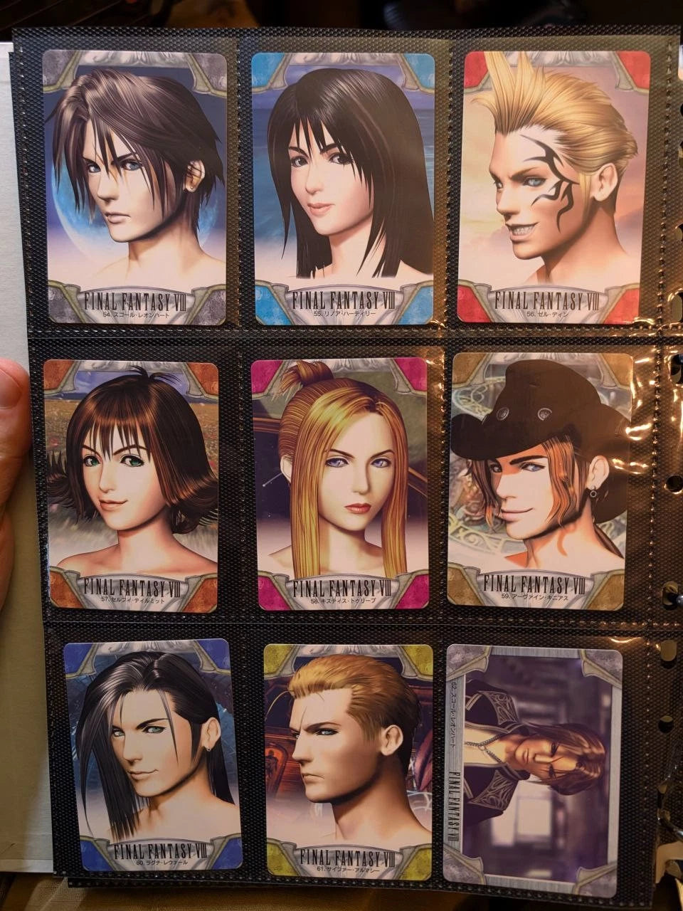 Mint Final Fantasy VIII 8 Carddass Vending Part 2 1999 Complete Set Box Fresh