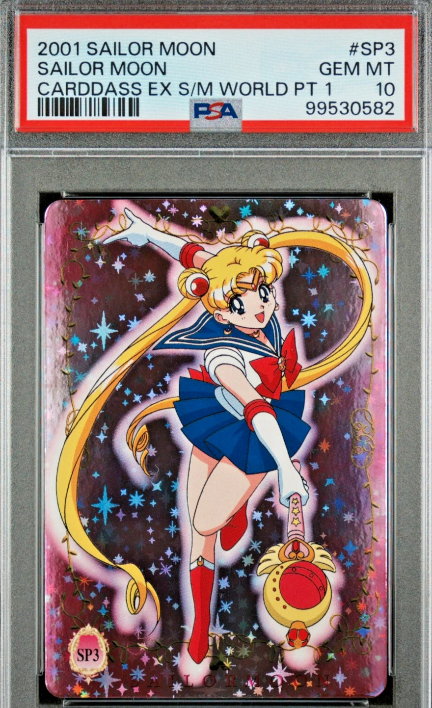 PSA 10 Sailor Moon Carddass FOIL EX World S/M #SP3 2001 Japanese Bandai C82