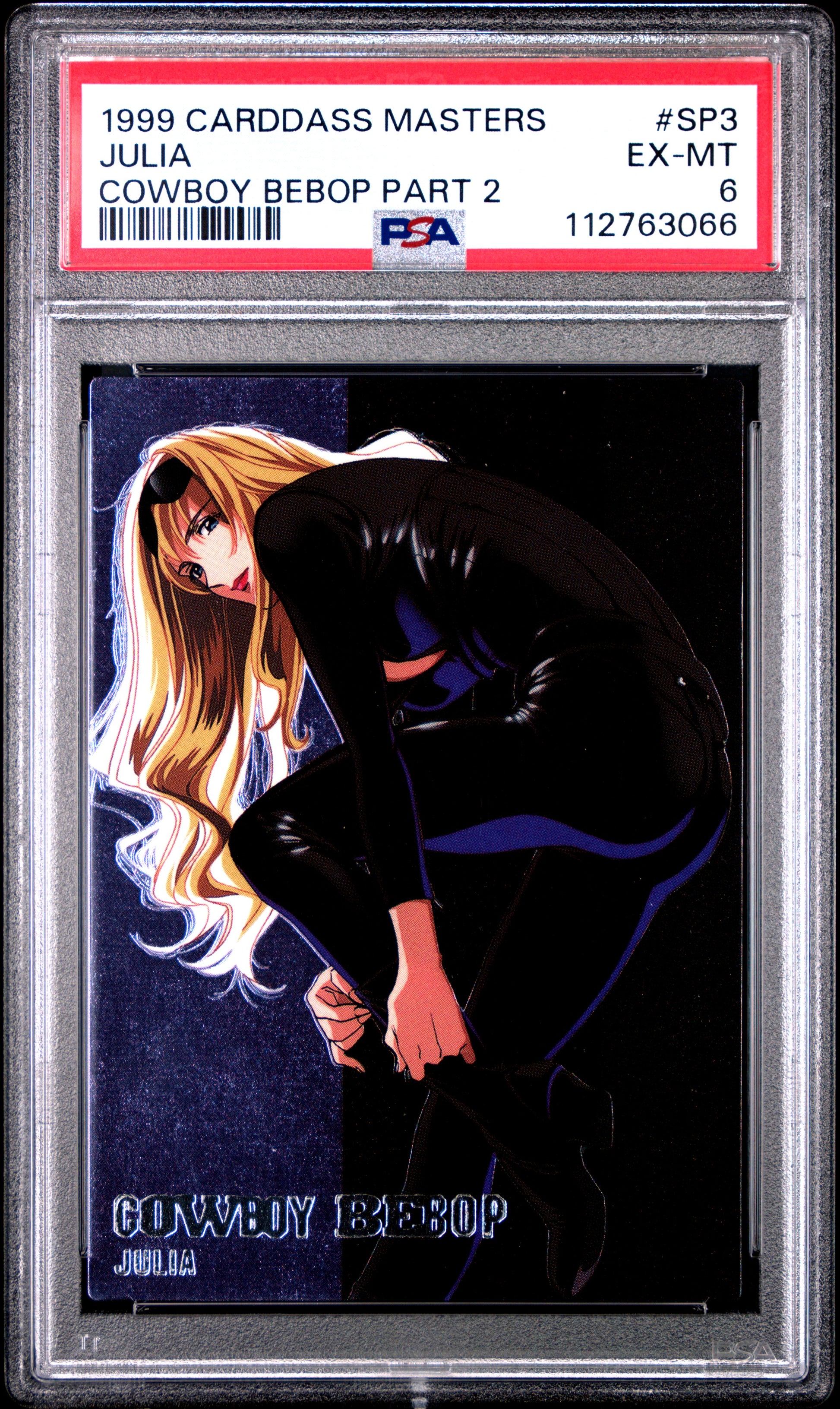 PSA 6 Pop 1 Julia #SP3 Anime Cowboy Bebop Masters P2 Carddass Foil C66