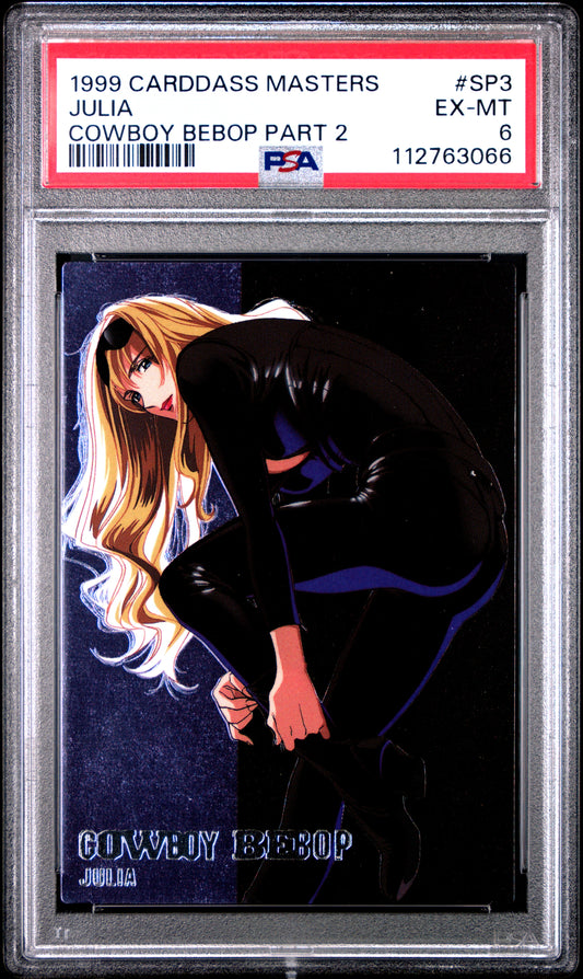 PSA 6 Pop 1 Julia #SP3 Anime Cowboy Bebop Masters P2 Carddass Foil C66