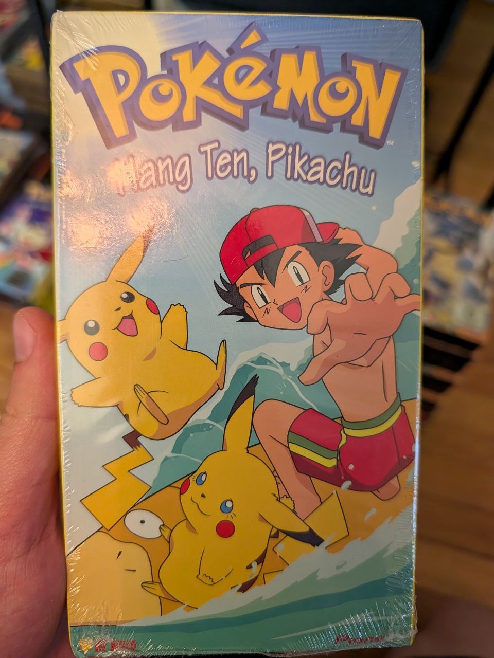 VHS Pokemon Pioneer Hang Ten, Pikachu Used - Very Good