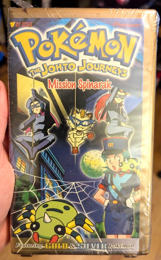 Pokemon VHS Sealed Mission Spinarak Potential Lenticular Card Promo