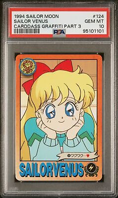 PSA 10 - 1994 Sailor Moon Carddass Graffiti Part 3 124 Sailor Venus