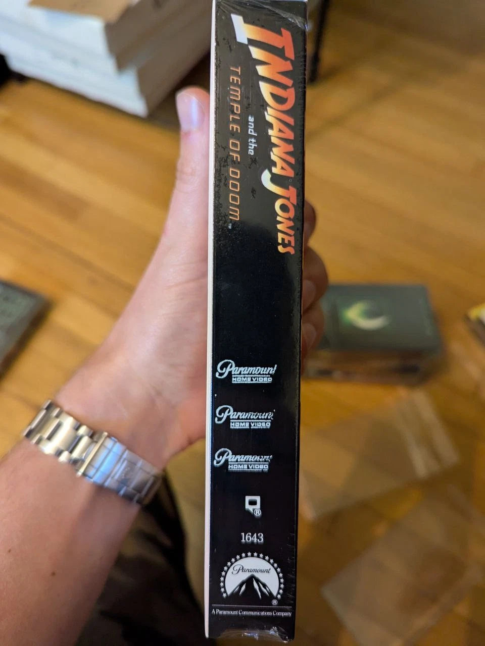 Indiana Jones Temple of Doom Ke Quan SEALED VHS Tape Signed Autographed Mint