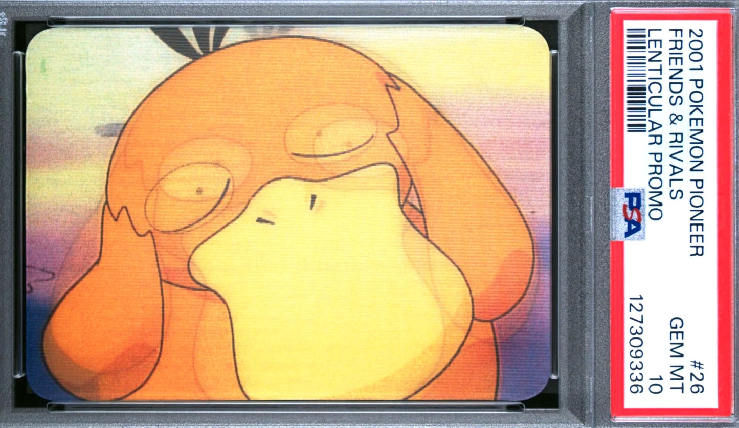 PSA 10 Pop 5 Pioneer Lenticular Promo Friends & Rivals #26 Psyduck Pokemon VIZ