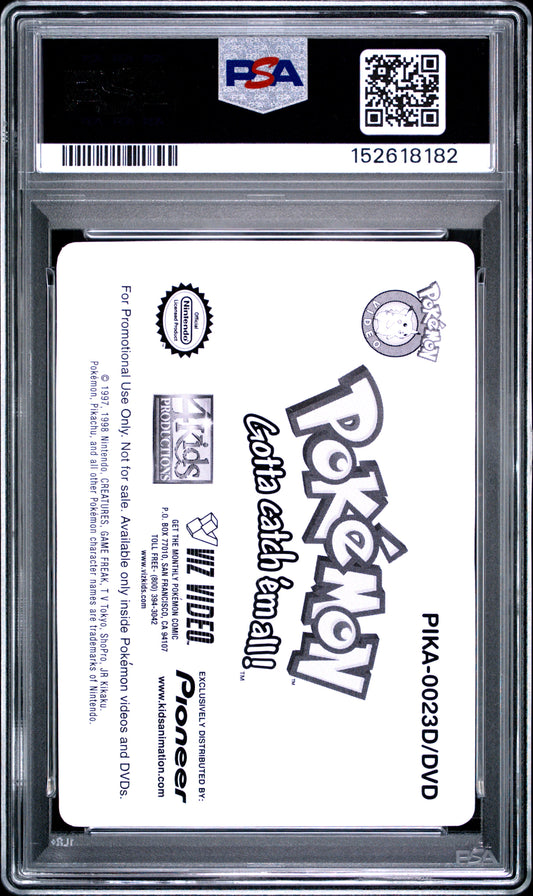 PSA 10 Squirtle Lenticular #23 Pioneer 2000 Show Time! VIZ Promo C82