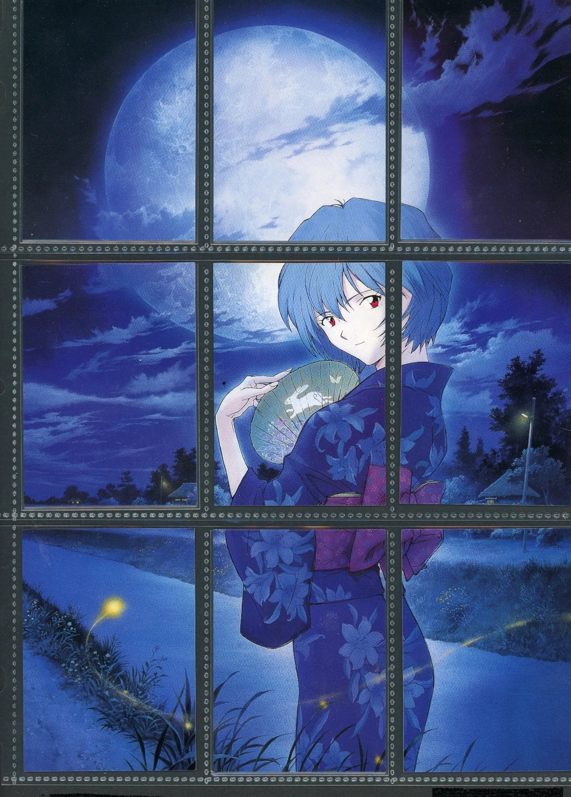 1996 Carddass Masters Evangelion Rei Ayanami PP1-PP9 Part 1 BANDAI 9 Card Set