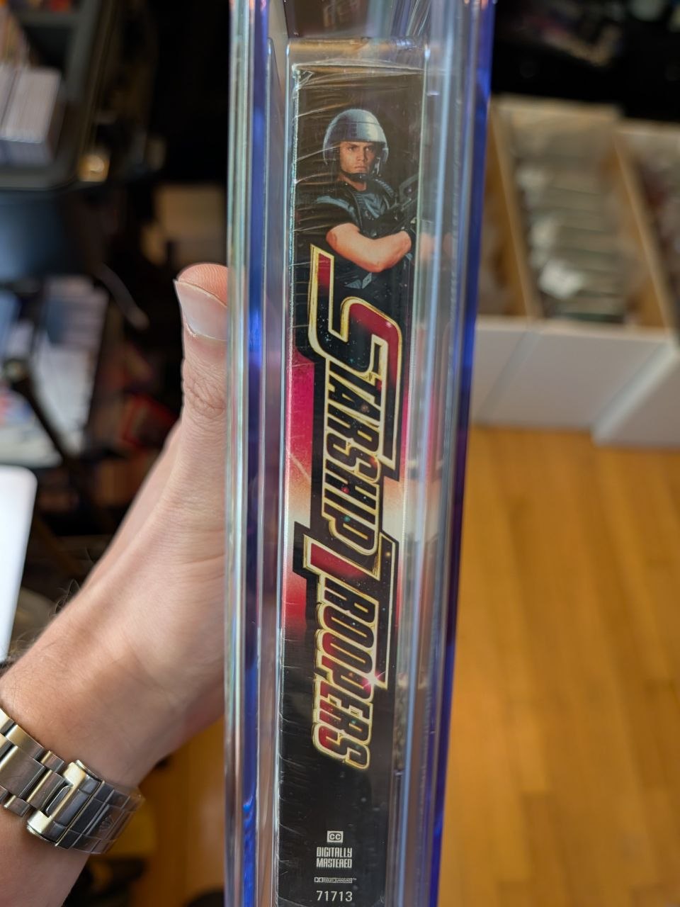 Sealed VHS 9.6 A+ Signed Auto Starship Troopers Columbia CGC Graded