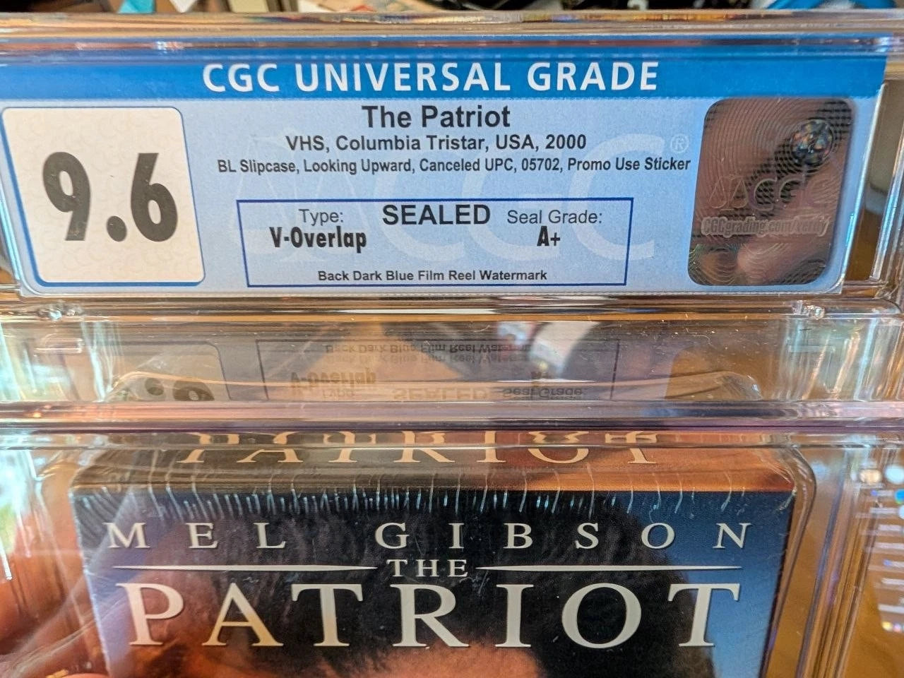 9.6 A+ The Patriot Autographed Mel Gibson & Isaacs PROMO VHS Sealed Graded CGC